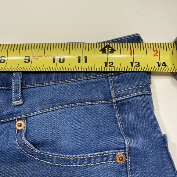 Aeropostale High Waisted Shorty Denim Jean Shorts Size 2 - Picture 12 of 12